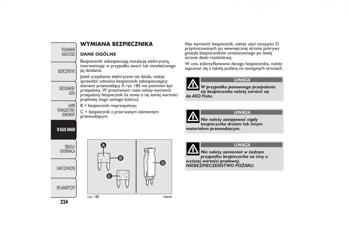 manual Fiat Bravo Fiat Bravo II 2 instrukcja / page 228