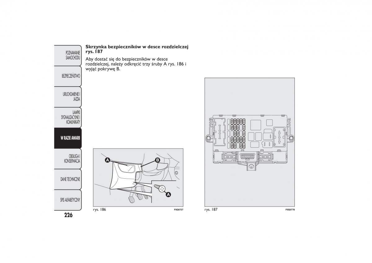 manual Fiat Bravo Fiat Bravo II 2 instrukcja / page 230