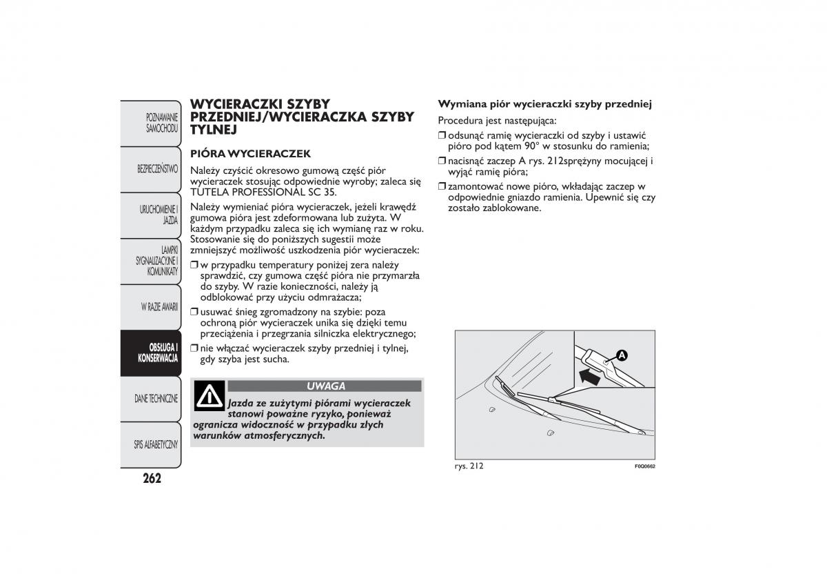 manual Fiat Bravo Fiat Bravo II 2 instrukcja / page 266