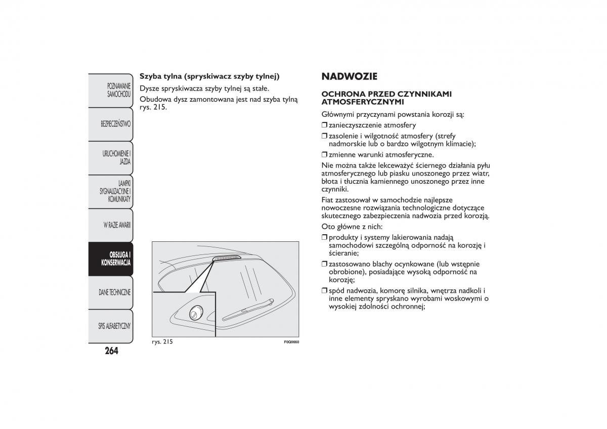 Fiat Bravo II 2 instrukcja obslugi / page 268