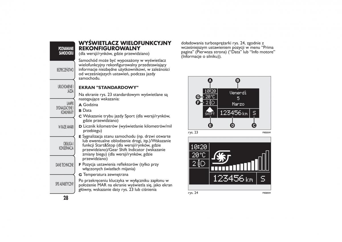 Fiat Bravo II 2 instrukcja obslugi / page 32