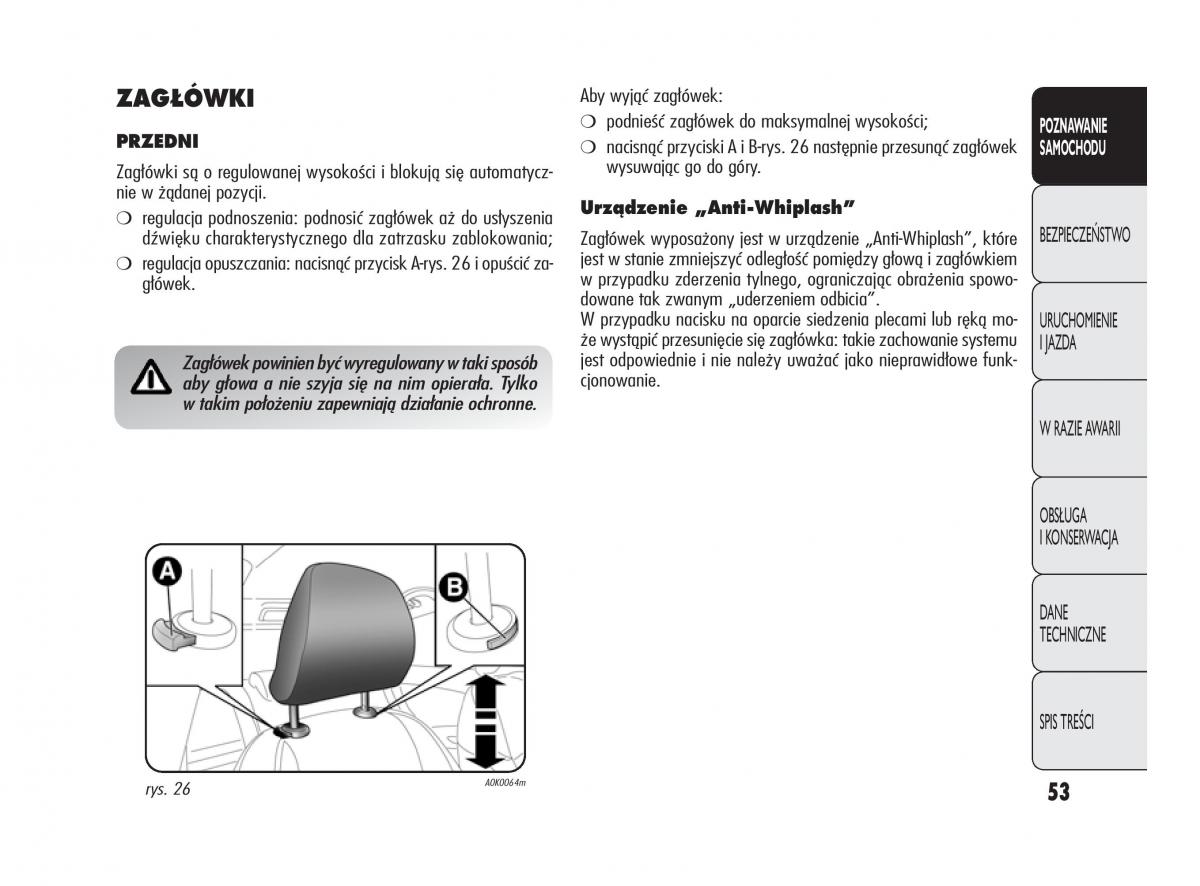 Alfa Romeo Giulietta instrukcja obslugi / page 57