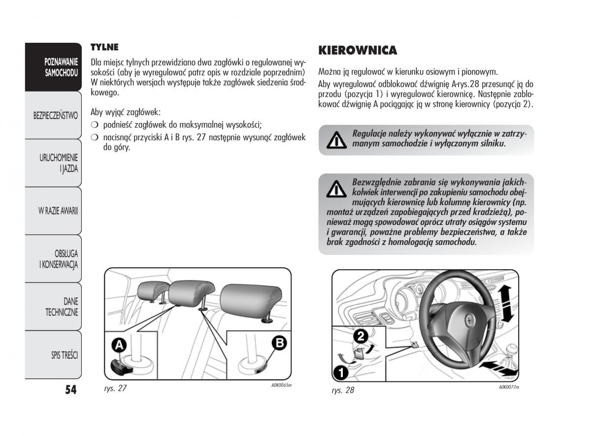 Alfa Romeo Giulietta instrukcja obslugi / page 58