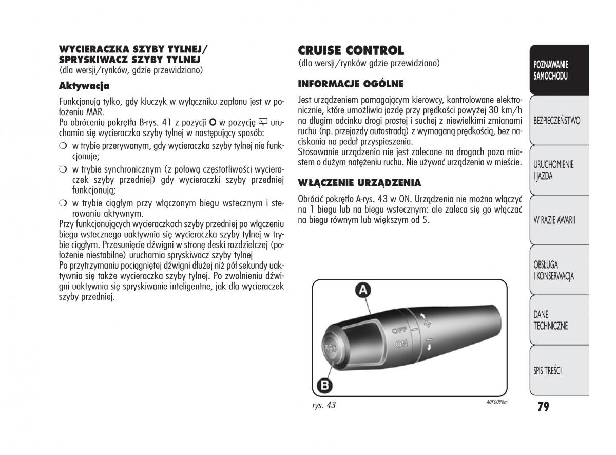 Alfa Romeo Giulietta instrukcja obslugi / page 83