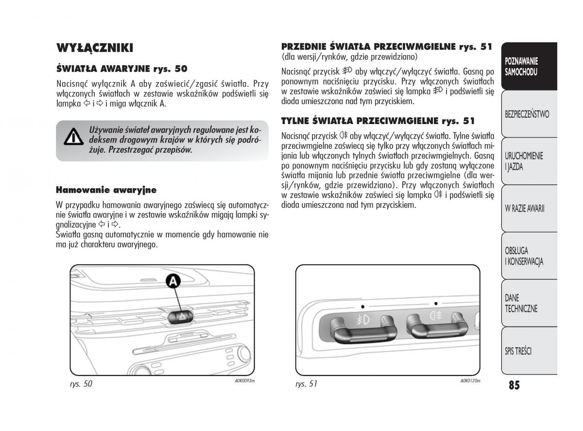 Alfa Romeo Giulietta instrukcja obslugi / page 89