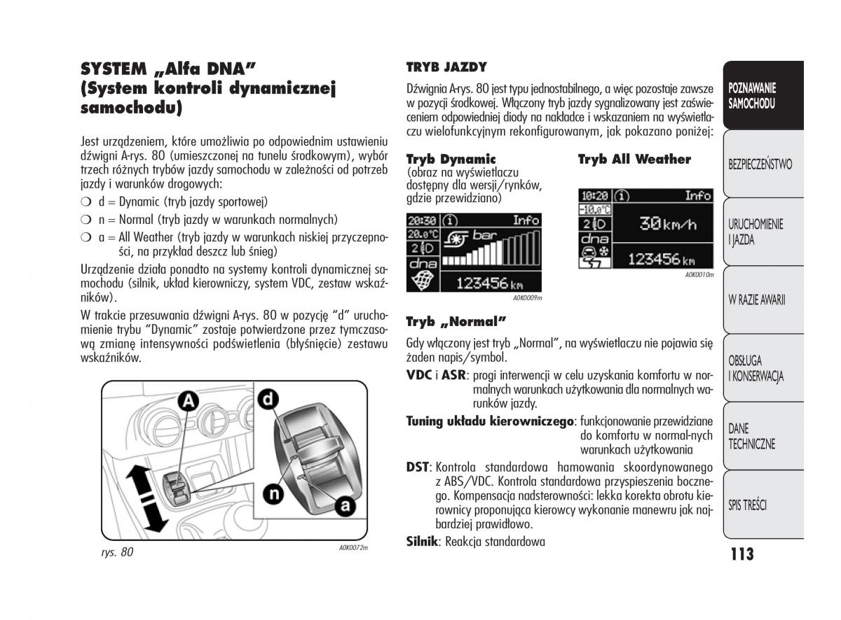 Alfa Romeo Giulietta instrukcja obslugi / page 117