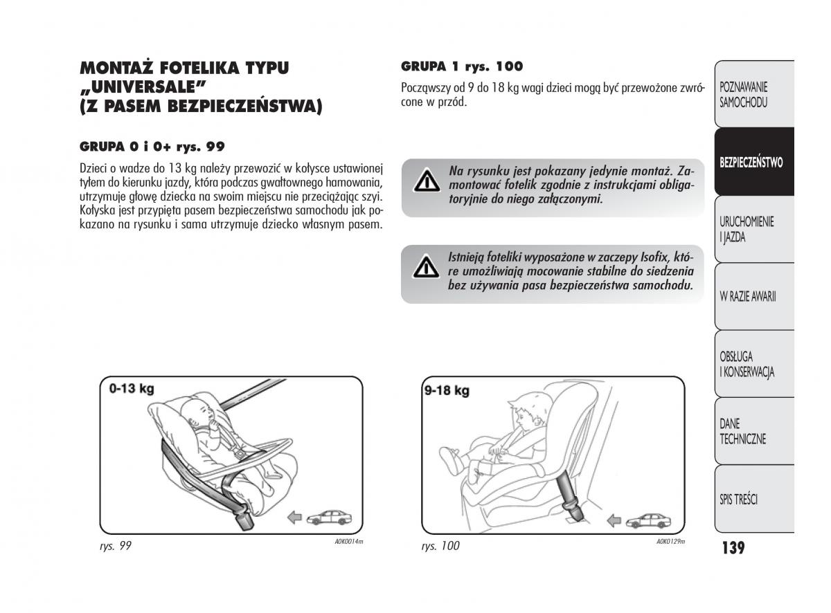 Alfa Romeo Giulietta instrukcja obslugi / page 143