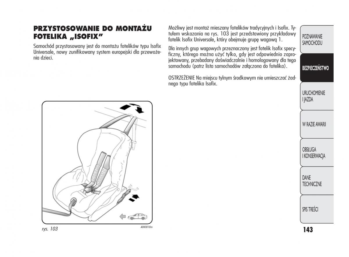 Alfa Romeo Giulietta instrukcja obslugi / page 147