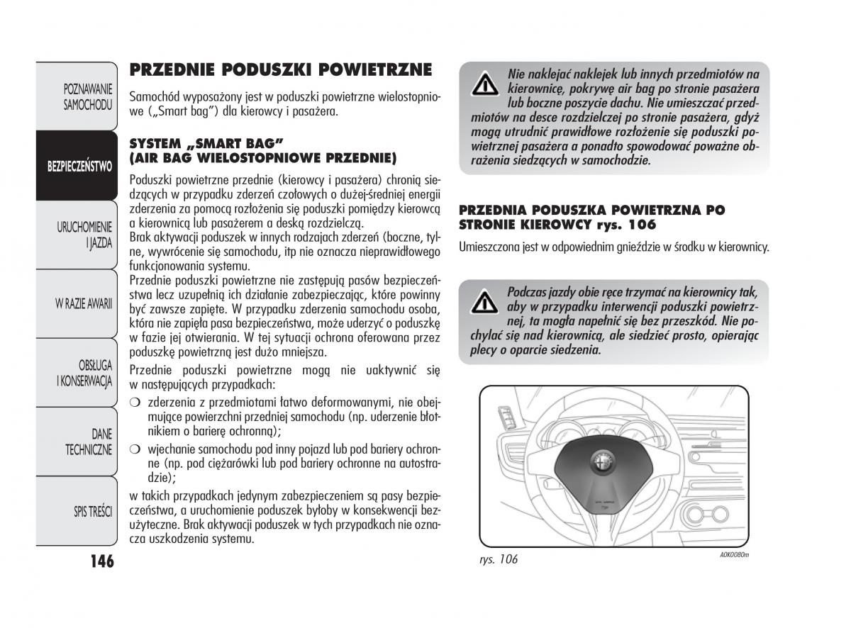 Alfa Romeo Giulietta instrukcja obslugi / page 150