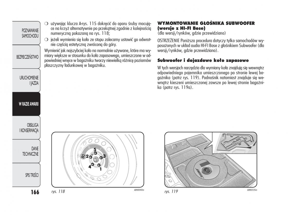 Alfa Romeo Giulietta instrukcja obslugi / page 170