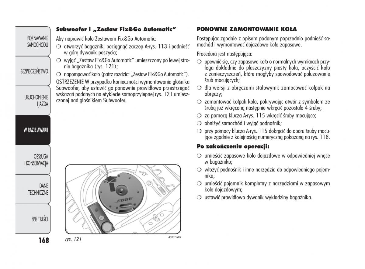 Alfa Romeo Giulietta instrukcja obslugi / page 172