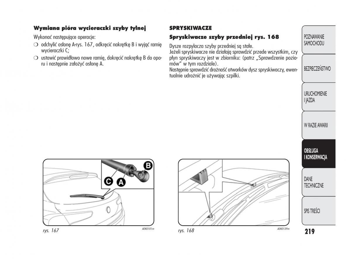 Alfa Romeo Giulietta instrukcja obslugi / page 223