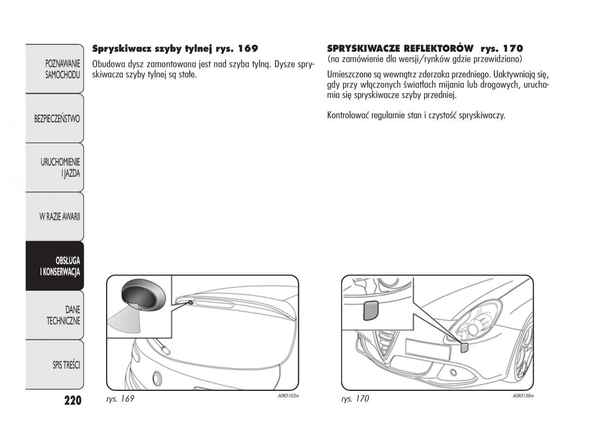 Alfa Romeo Giulietta instrukcja obslugi / page 224