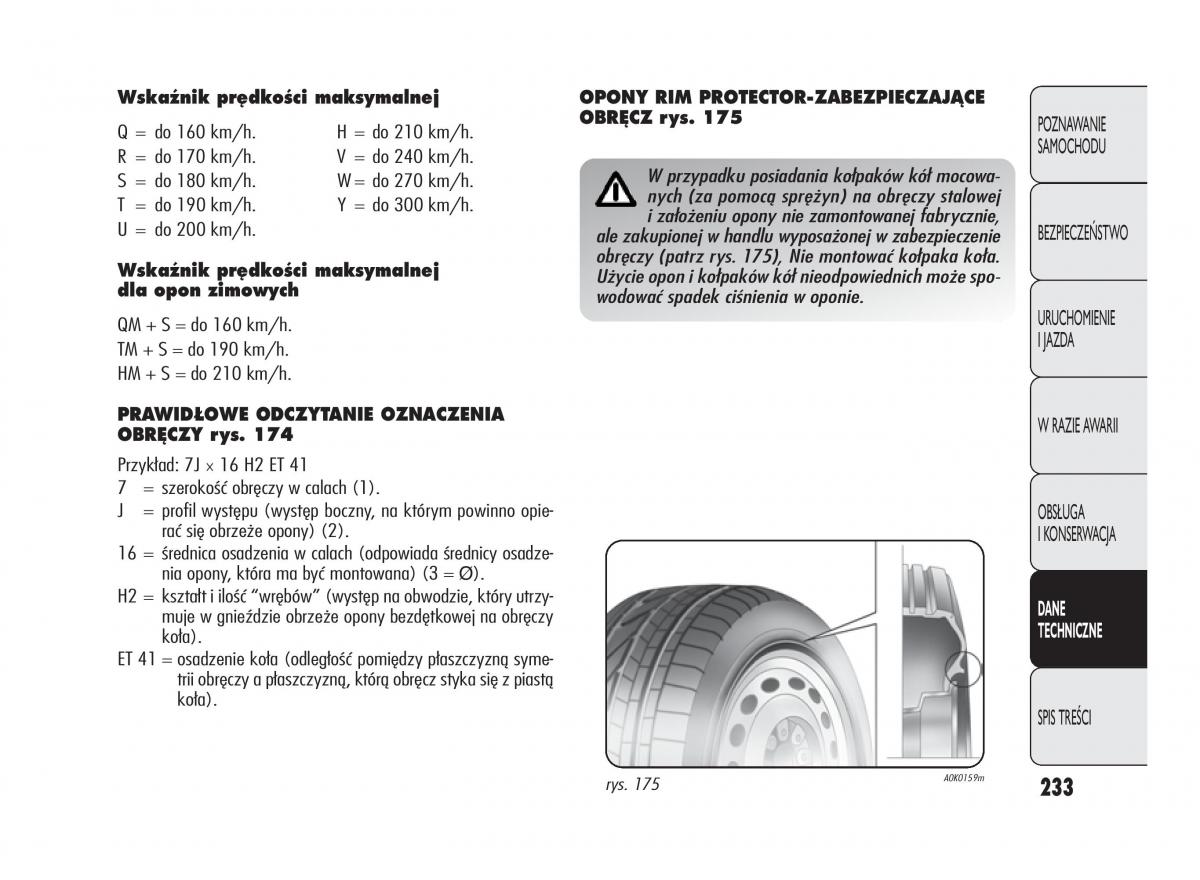 Alfa Romeo Giulietta instrukcja obslugi / page 237