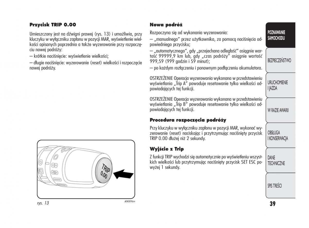 Alfa Romeo Giulietta instrukcja obslugi / page 43