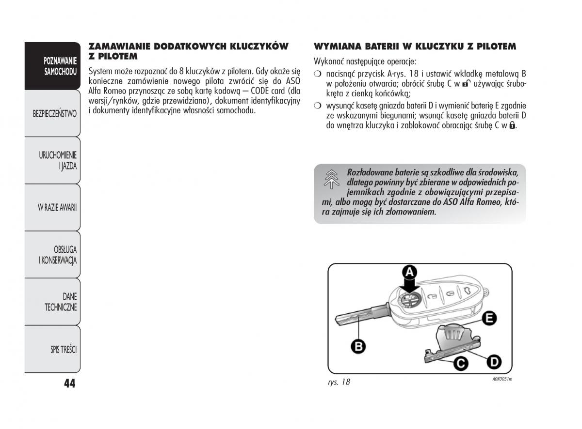 Alfa Romeo Giulietta instrukcja obslugi / page 48