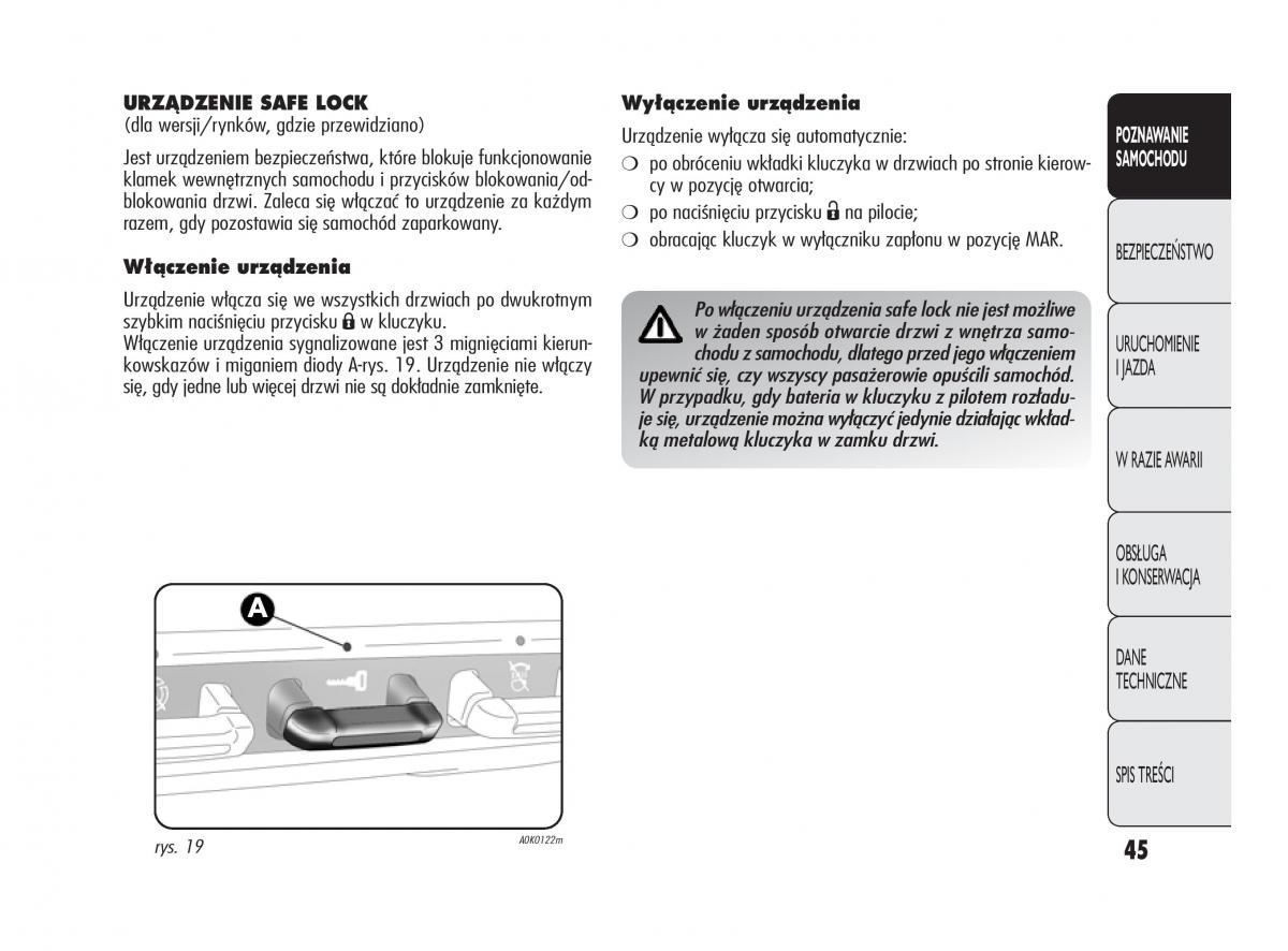 Alfa Romeo Giulietta instrukcja obslugi / page 49