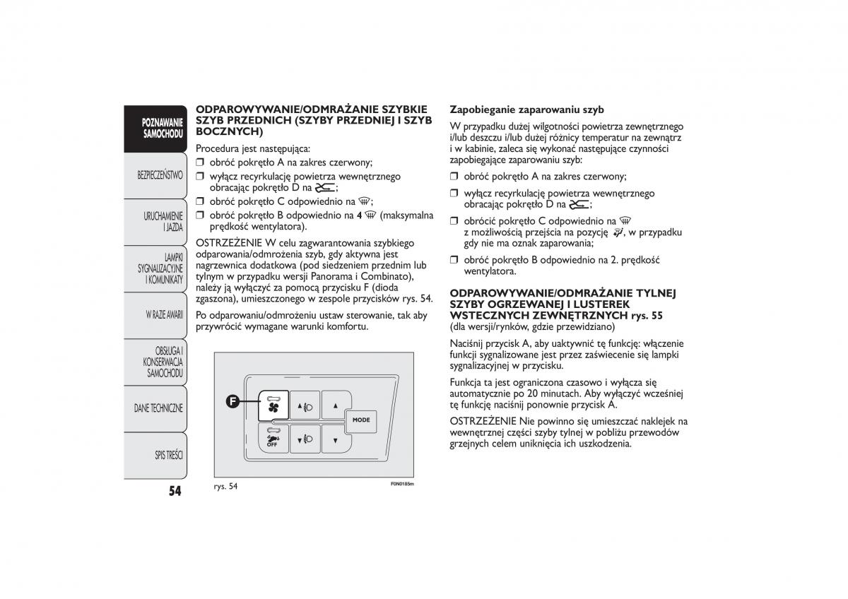 Fiat Ducato III 3 instrukcja obslugi / page 58