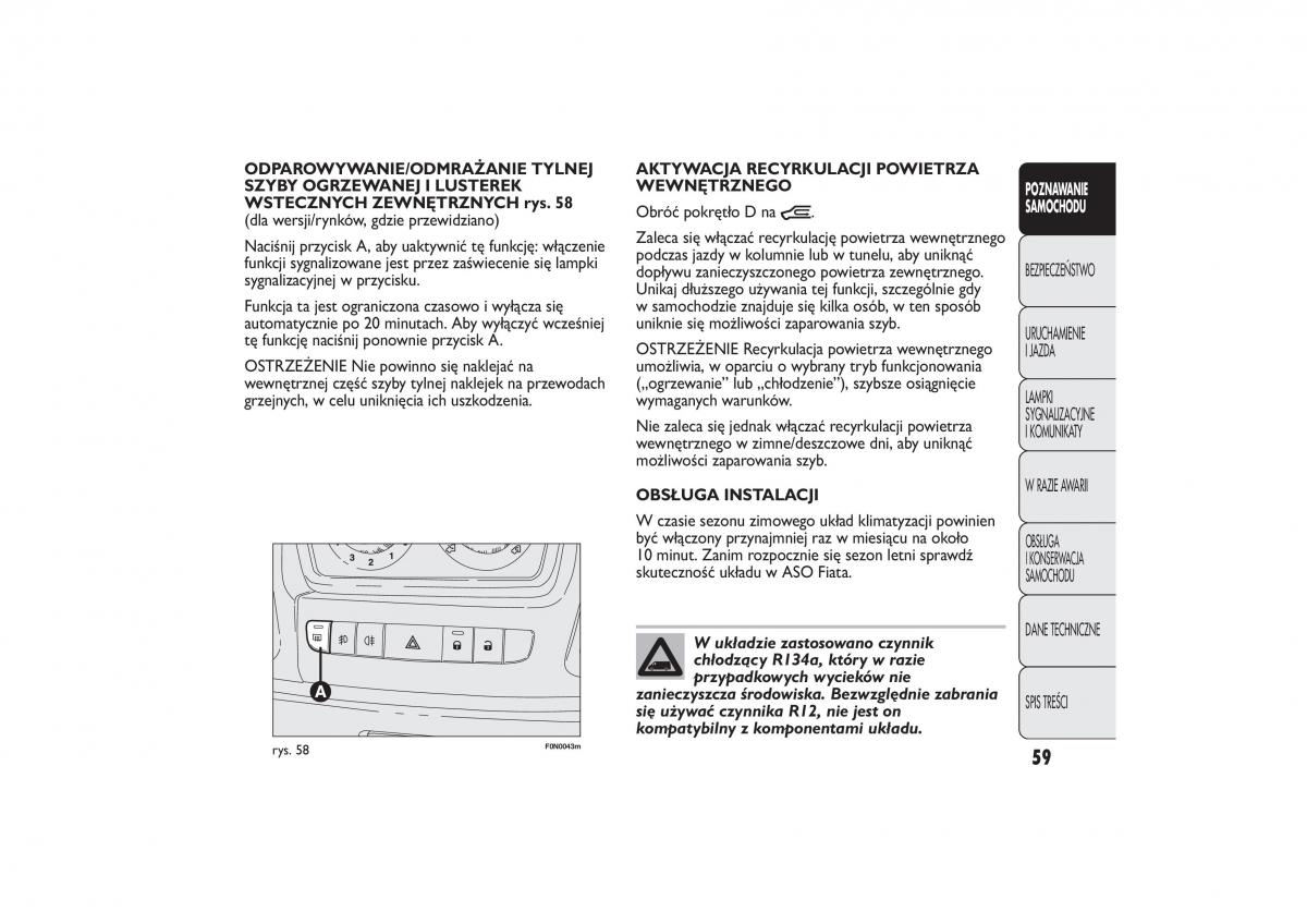 Fiat Ducato III 3 instrukcja obslugi / page 63