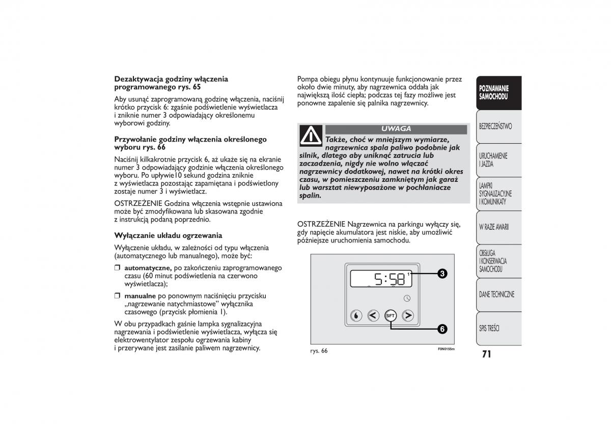 Fiat Ducato III 3 instrukcja obslugi / page 75