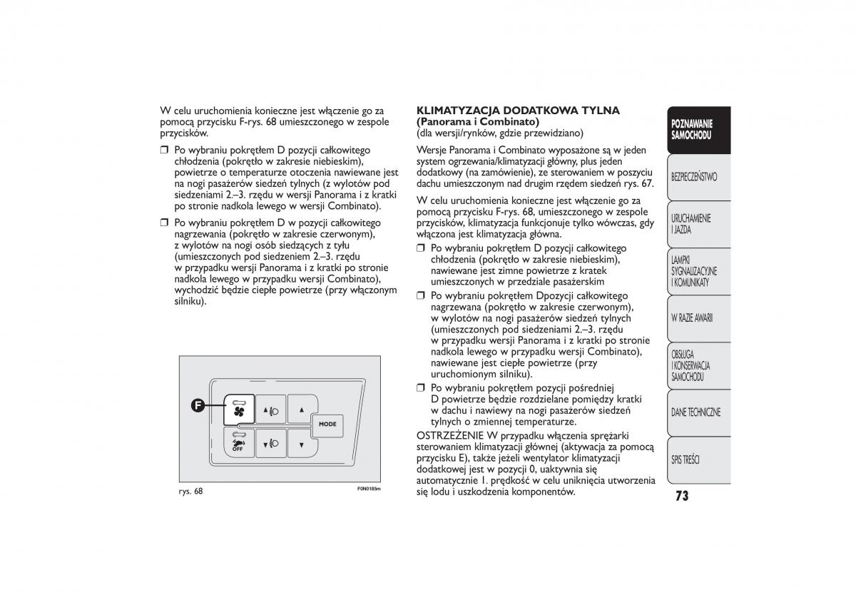 Fiat Ducato III 3 instrukcja obslugi / page 77