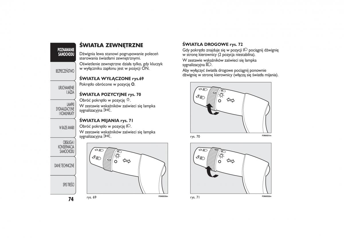 Fiat Ducato III 3 instrukcja obslugi / page 78