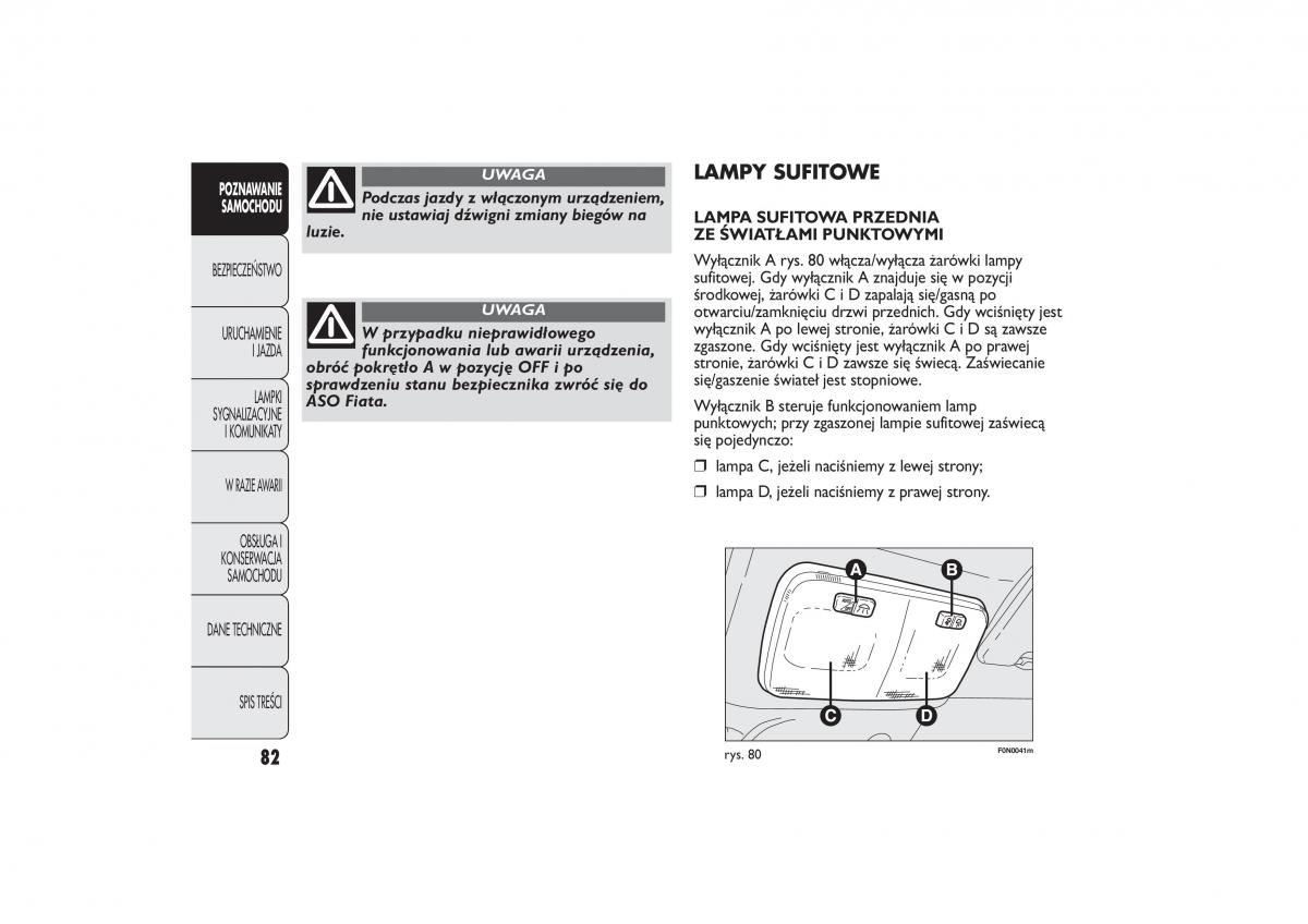 Fiat Ducato III 3 instrukcja obslugi / page 86