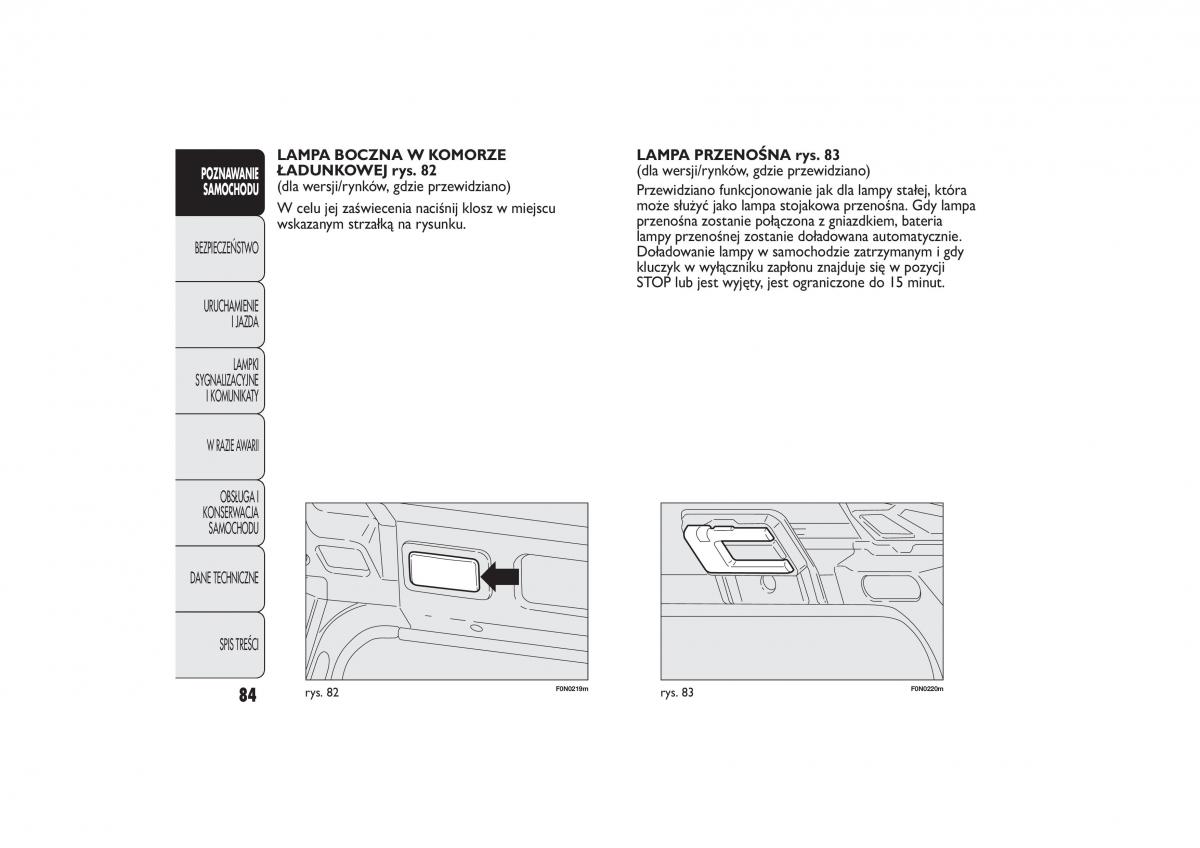 Fiat Ducato III 3 instrukcja obslugi / page 88