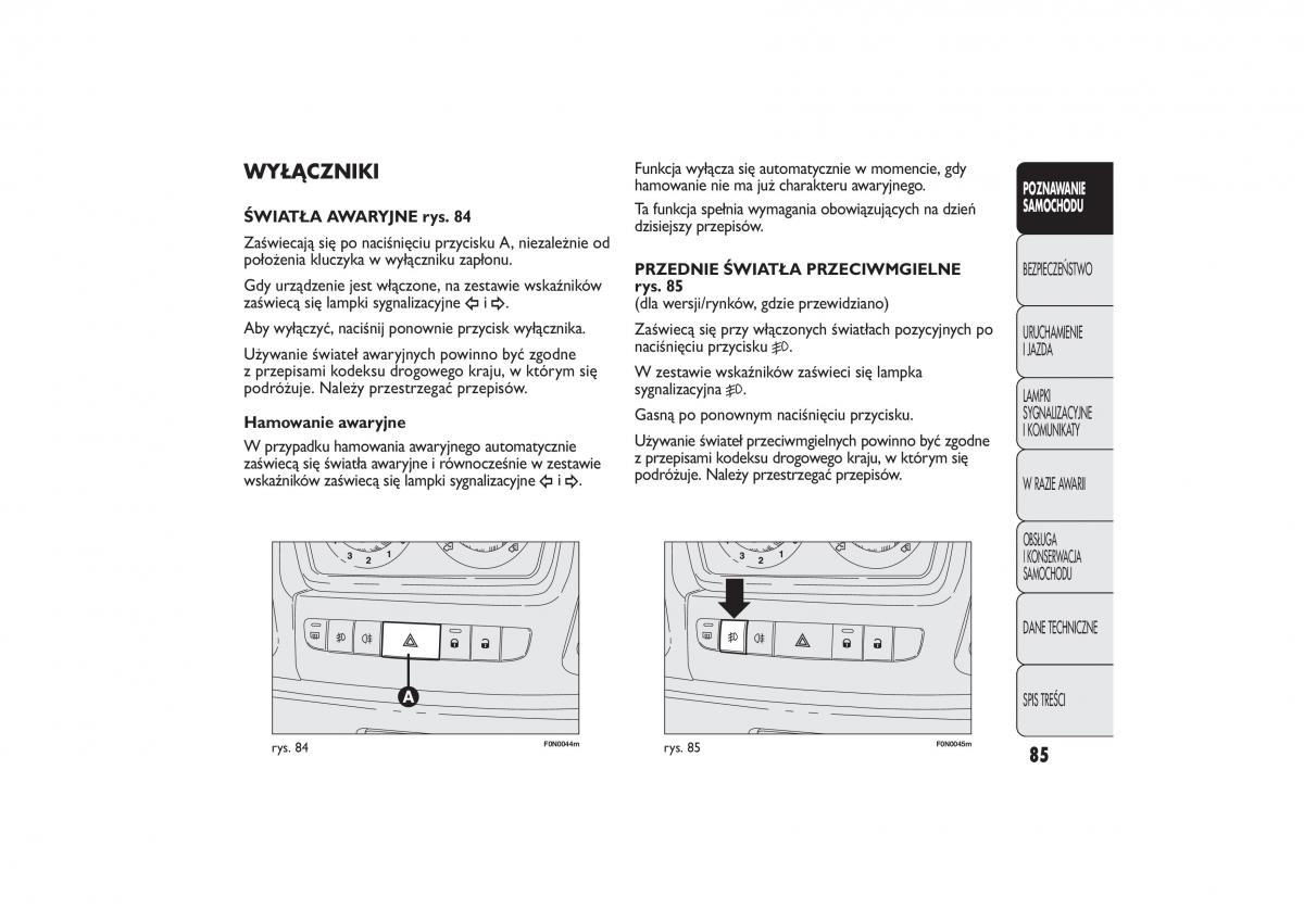 Fiat Ducato III 3 instrukcja obslugi / page 89