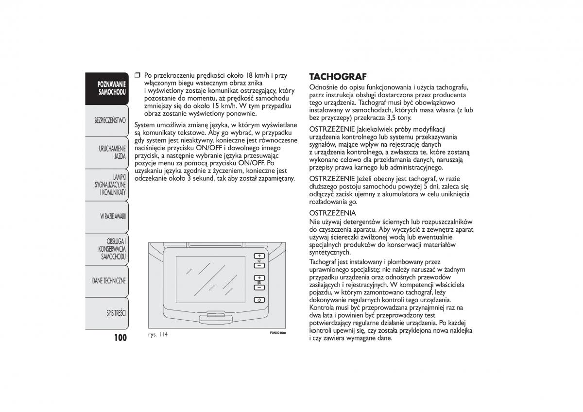 Fiat Ducato III 3 instrukcja obslugi / page 104