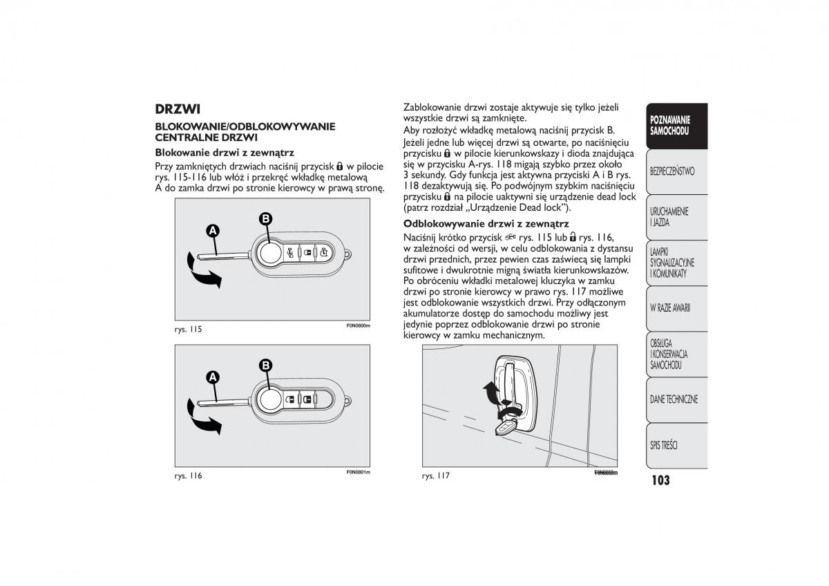 Fiat Ducato III 3 instrukcja obslugi / page 107