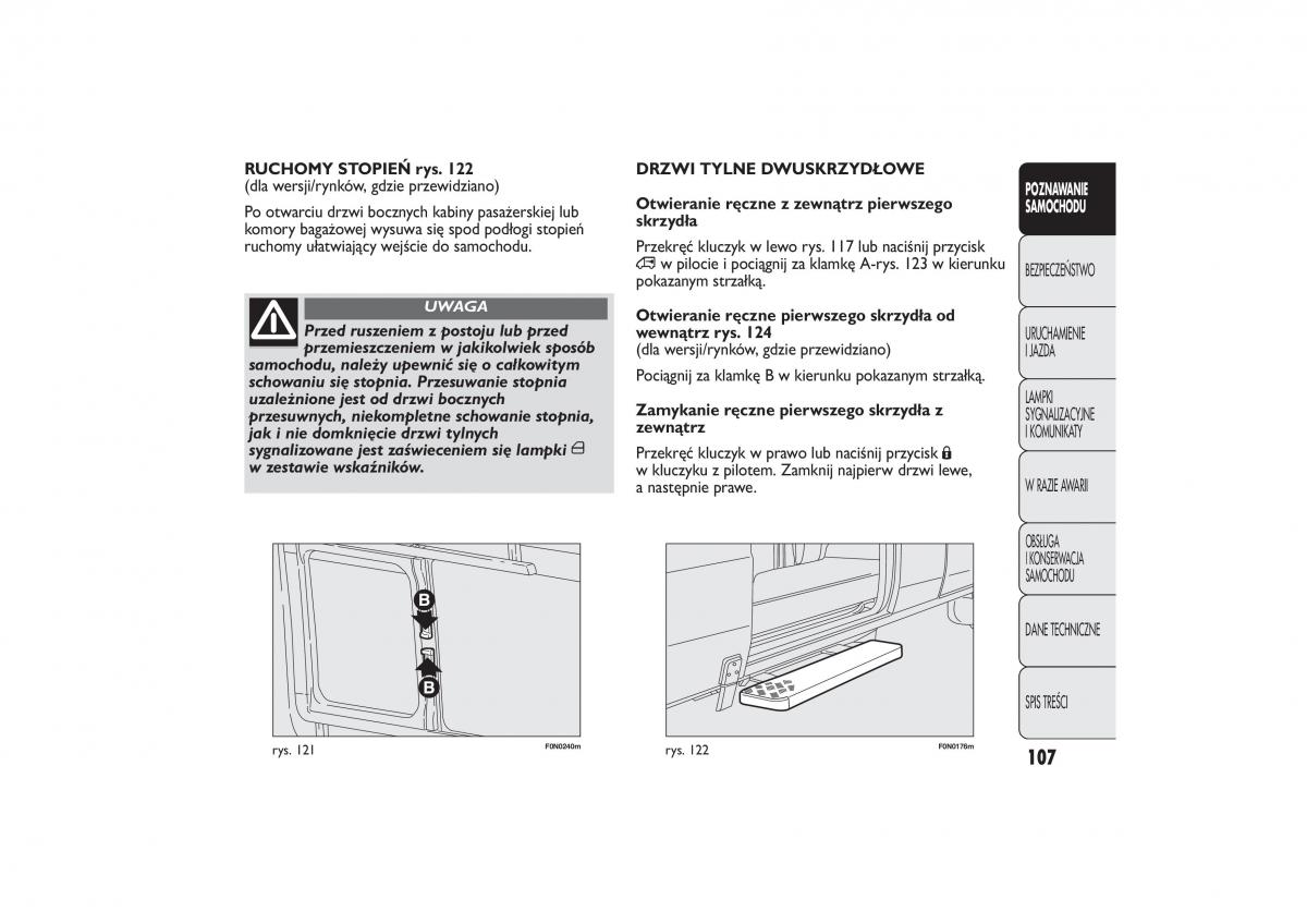 Fiat Ducato III 3 instrukcja obslugi / page 111