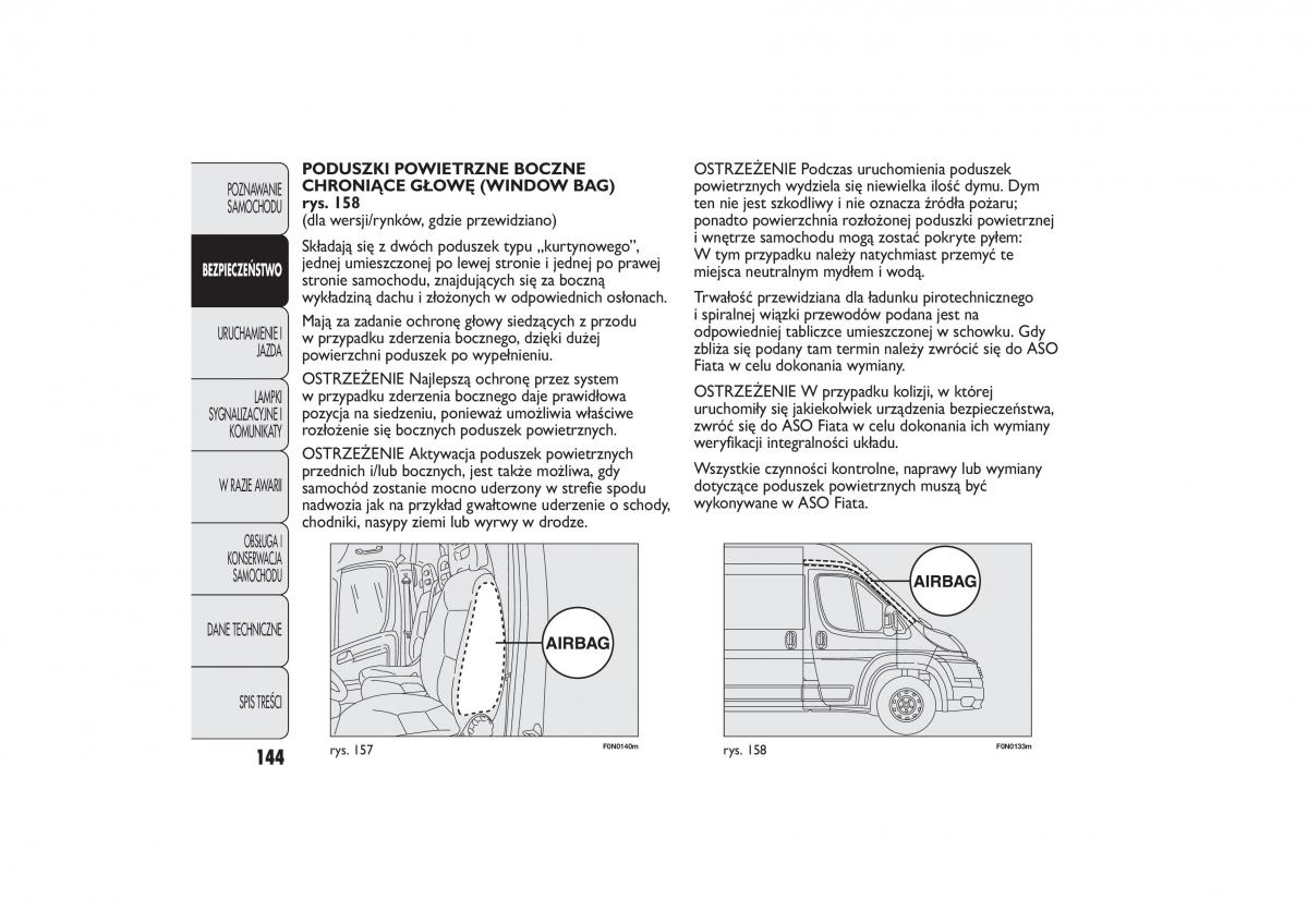 Fiat Ducato III 3 instrukcja obslugi / page 148