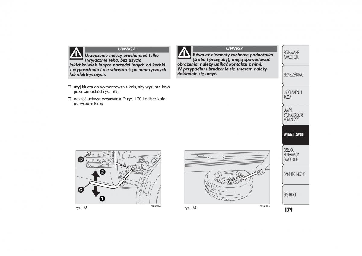 Fiat Ducato III 3 instrukcja obslugi / page 183