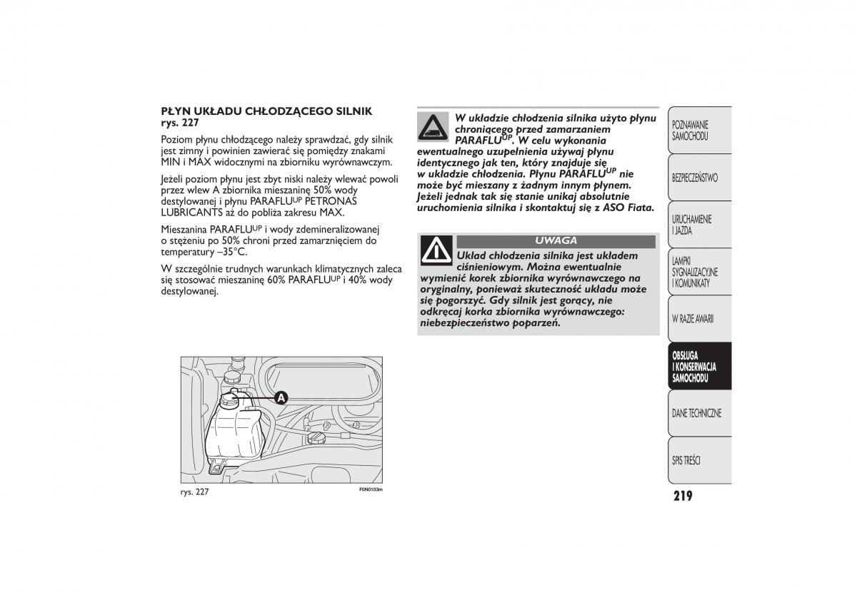 Fiat Ducato III 3 instrukcja obslugi / page 223