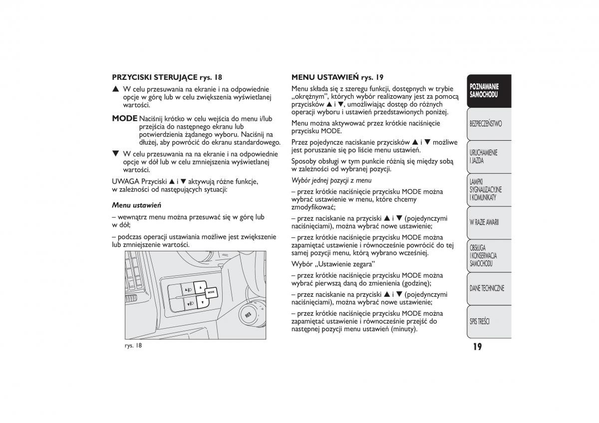 Fiat Ducato III 3 instrukcja obslugi / page 23