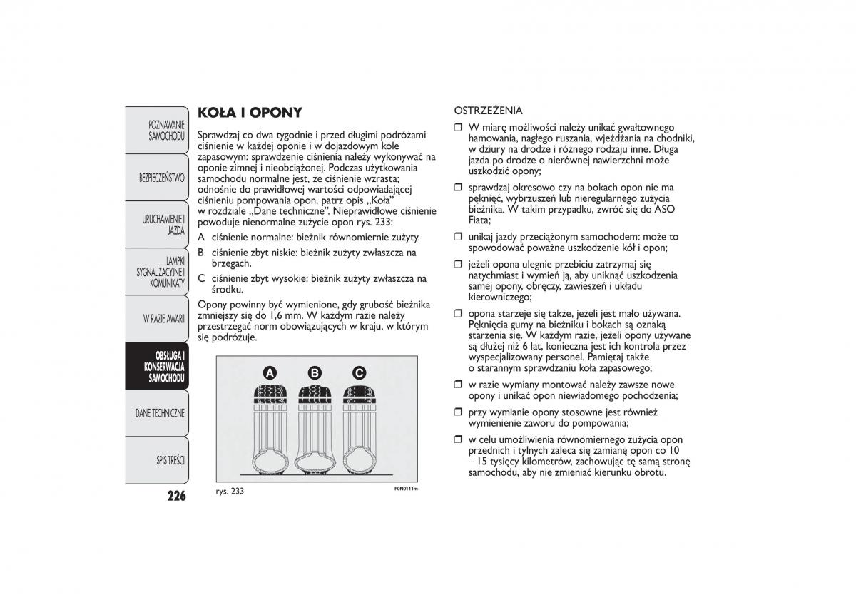 Fiat Ducato III 3 instrukcja obslugi / page 230