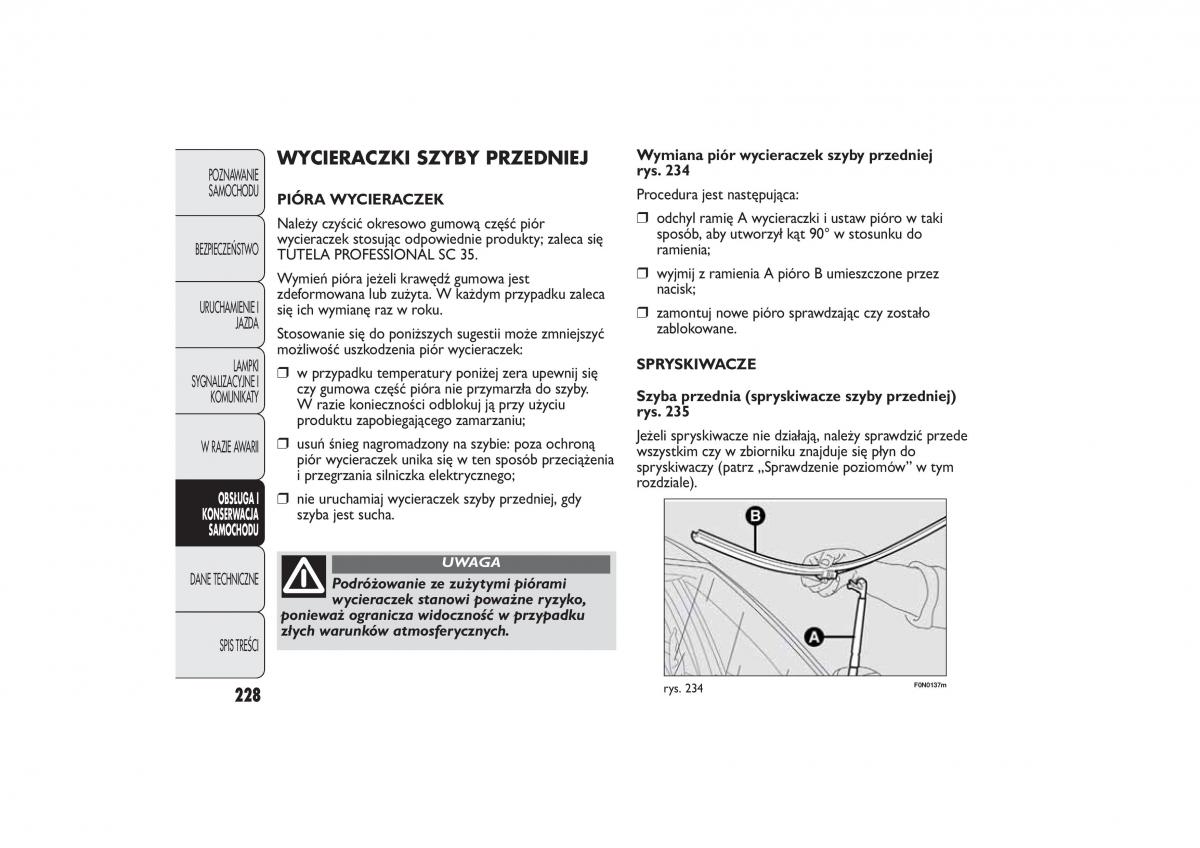 Fiat Ducato III 3 instrukcja obslugi / page 232