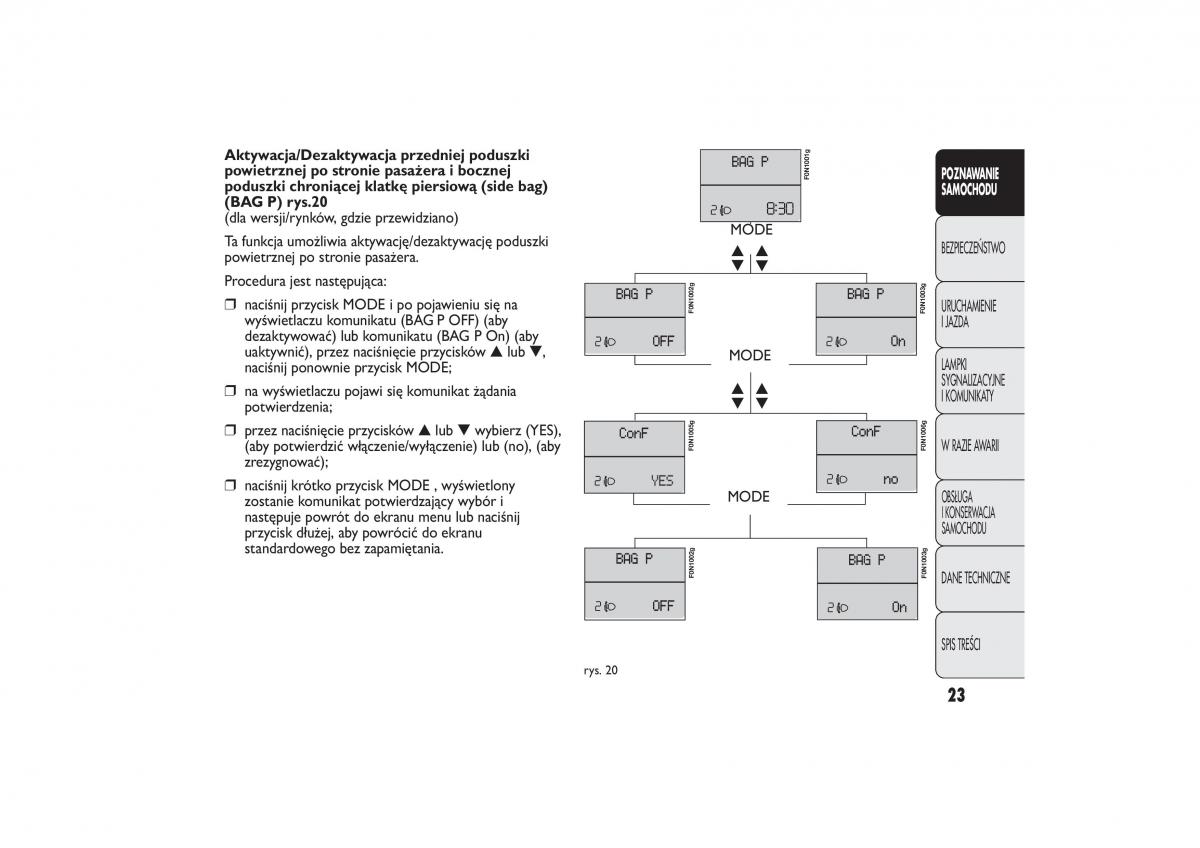 Fiat Ducato III 3 instrukcja obslugi / page 27