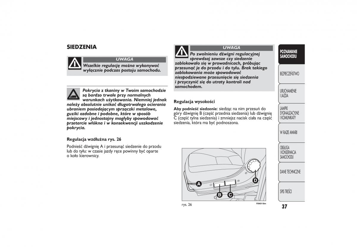 Fiat Ducato III 3 instrukcja obslugi / page 41