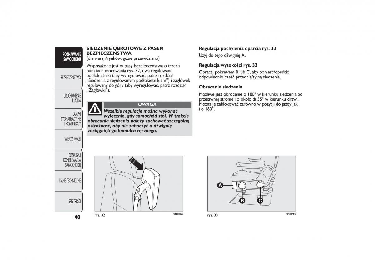 Fiat Ducato III 3 instrukcja obslugi / page 44