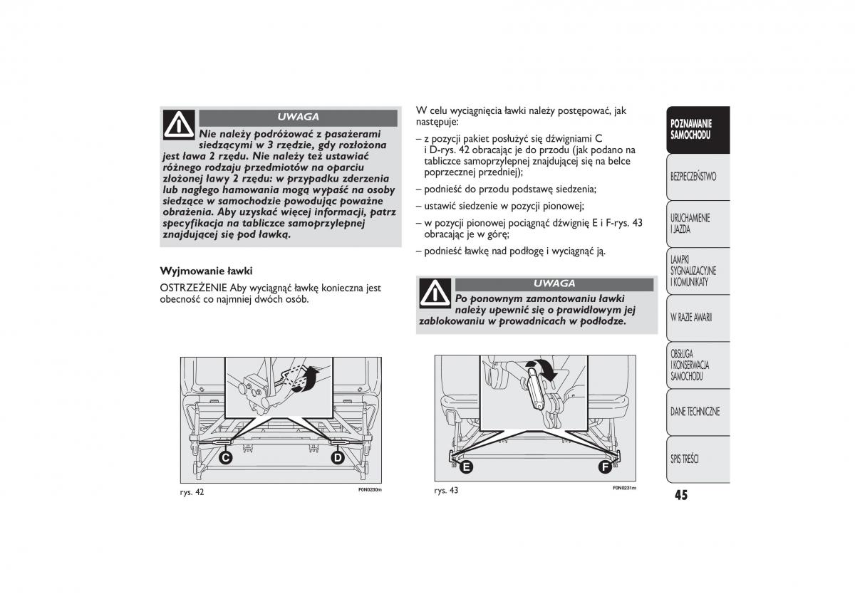 Fiat Ducato III 3 instrukcja obslugi / page 49