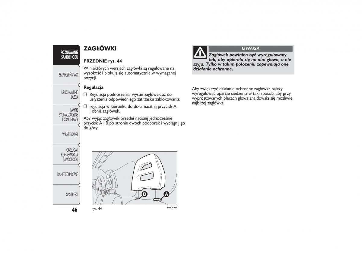 Fiat Ducato III 3 instrukcja obslugi / page 50