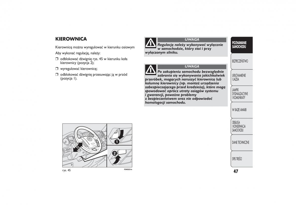 Fiat Ducato III 3 instrukcja obslugi / page 51