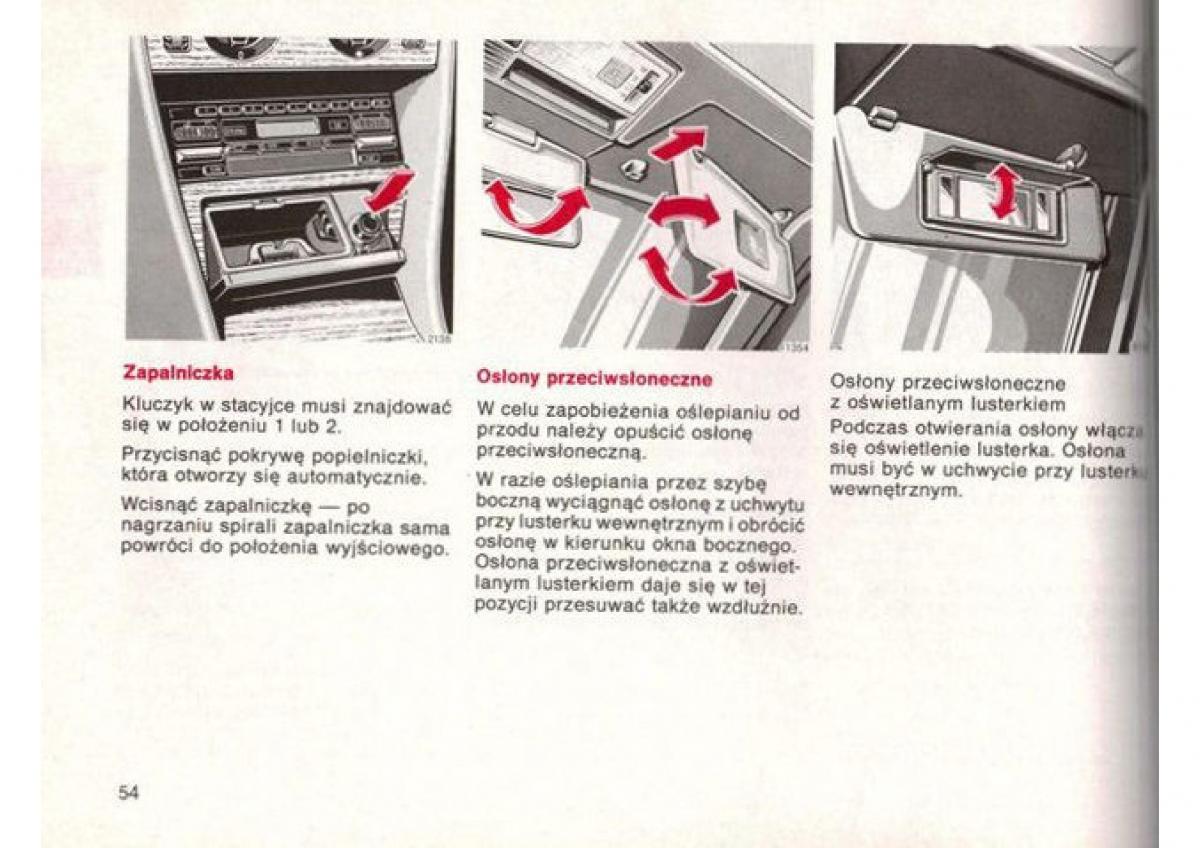 Mercedes Benz E W124 instrukcja obslugi / page 55