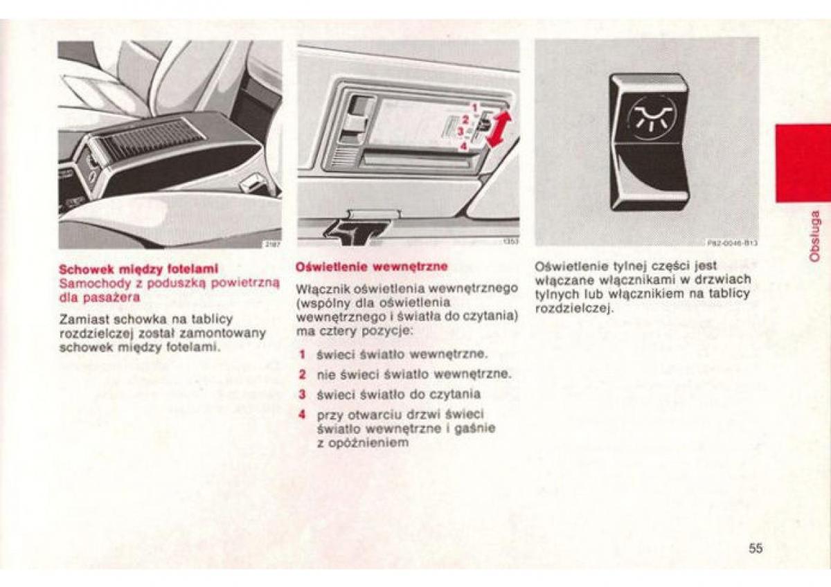 Mercedes Benz E W124 instrukcja obslugi / page 56