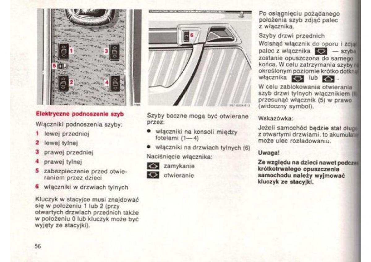 Mercedes Benz E W124 instrukcja obslugi / page 57