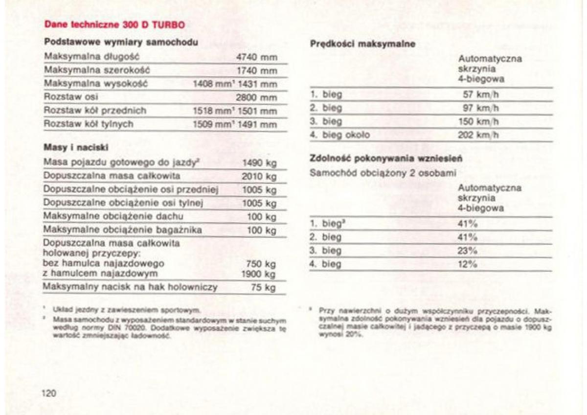 manual  Mercedes Benz E W124 instrukcja / page 119