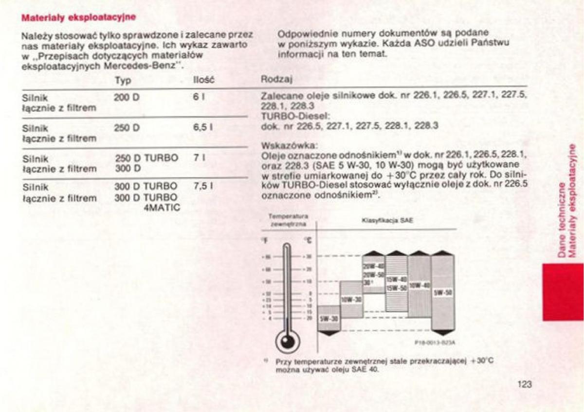 Mercedes Benz E W124 instrukcja obslugi / page 122