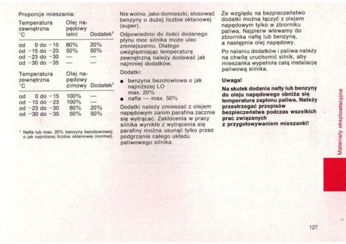 Mercedes Benz E W124 instrukcja obslugi / page 126